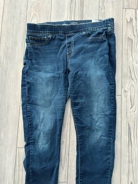 Signature by Levi Strauss Men's Dark Blue Slim Straight Jeans